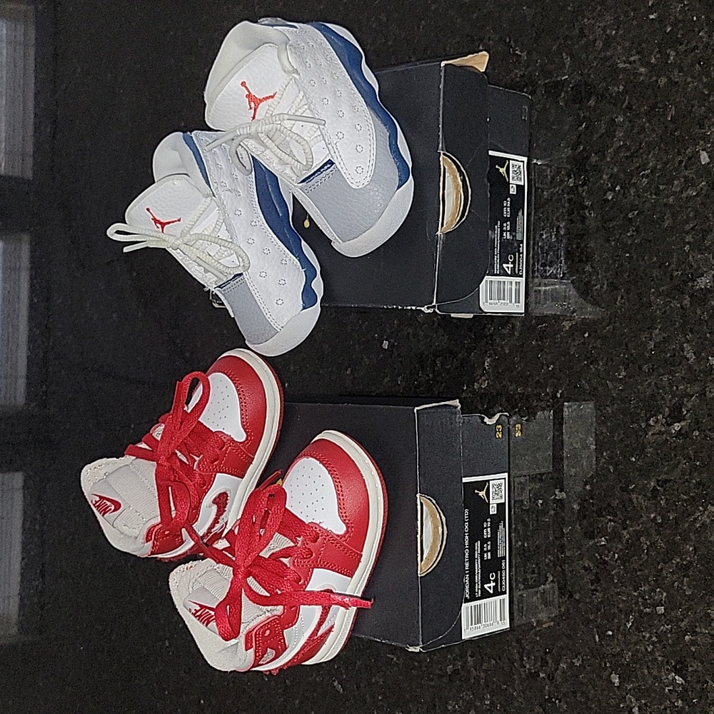 Jordan's| Toddler Retro 13 and Retro 1's Size 4c